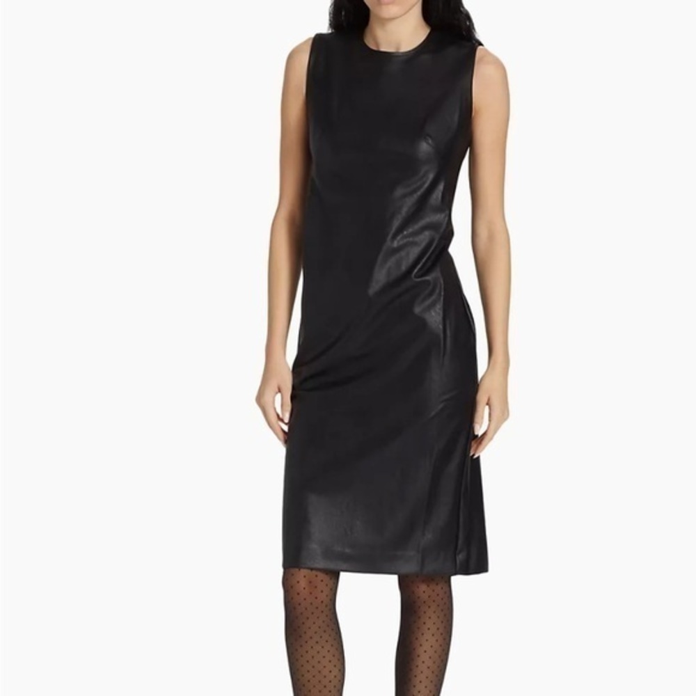 SPANX Black leather Dress